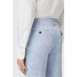 Clairmont Slim Fit Linen Suit Trouser -Urban Gent 54909118 l a2