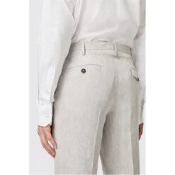 Clairmont Slim Fit Linen Suit Trouser -Urban Gent 54909169 l a2