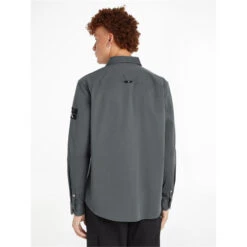 Calvin Klein Jeans Monologo Badge Overshirt -Urban Gent 54994602 l a2