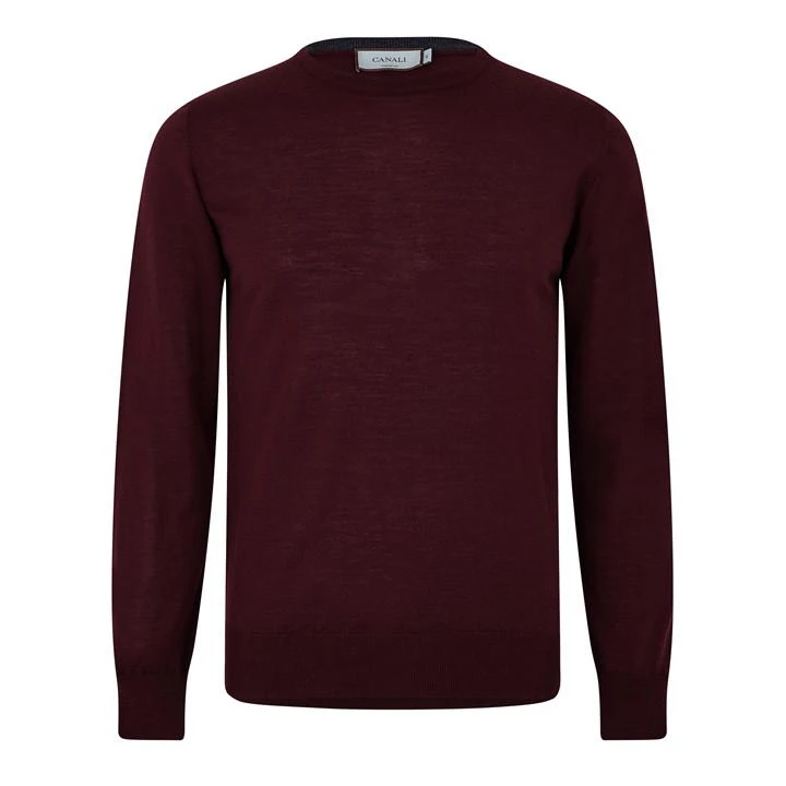 Canali Crew Neck Knitted Jumper 6 Canali Crew Neck Knitted Jumper - Image 4