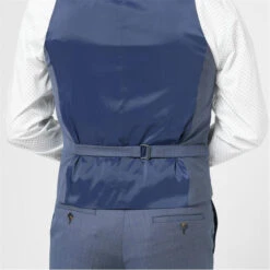 Wilder Tailored Fit Birdseye Waistcoat -Urban Gent 56050918 l a4