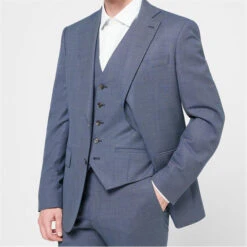 Wilder Tailored Fit Birdseye Waistcoat -Urban Gent 56050918 l a6