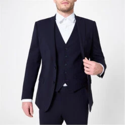Kilburn Navy Slim Fit Waistcoat - Italian Fabric -Urban Gent 56054018 l a6