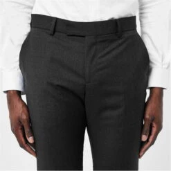 Kilburn Charcoal Slim Fit Suit Trousers -Urban Gent 57246202 l a4