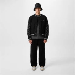 Off-White Wool Varsity Jacket -Urban Gent 60039803 l a3