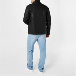 Men's Faux Leather Jacket 11 Men's Faux Leather Jacket -Urban Gent 60088303 l a3