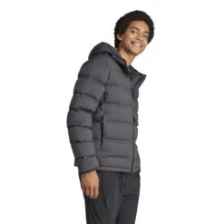 ADIDAS Helionic Stretch Hooded Down Jacket Mens -Urban Gent 60245103 l a3