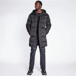 Long Puffer Jacket Mens -Urban Gent 60283503 l a2