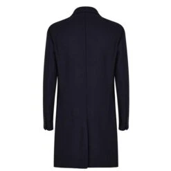 Ted Baker Navy Woolen Melton Coat -Urban Gent 60311118 l a10