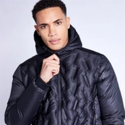 Nitro Puffer Jacket - Black -Urban Gent 61122203 l a4