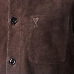 Leather Buttoned Overshirt -Urban Gent 61378805 l a4