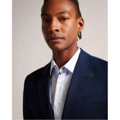 Ted Baker Shakerj Slim Fit Cotton Linen Jacket -Urban Gent 61467518 l a4