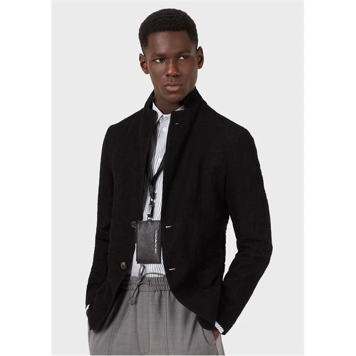 Emporio Armani Emporio 2Btn Hm Blzr Sn99 6 Emporio Armani Emporio 2Btn Hm Blzr Sn99 - Image 4