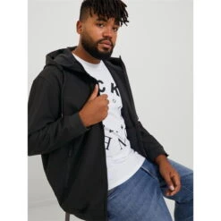 Softshell Hooded Jacket Mens Plus Size -Urban Gent 61528903 l a4