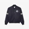 Lacoste Embroidered Badge Water-Repellent Nylon Bomber Jacket