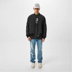 Palm Angels Monogram Bomber Jacket -Urban Gent 61567903 l a6