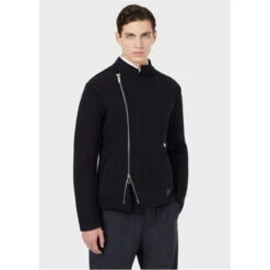 Emporio Armani Diagonal Zip Jacket