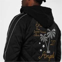 Palm Angels Logo-Embroidered Quilted Jacket -Urban Gent 62643103 l a4