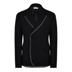 Off-White Japwool Round Double Blazer